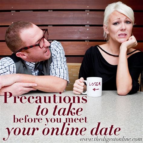 precautions for online dating